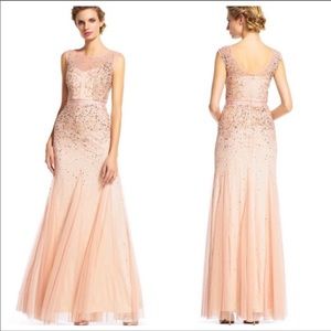 Adrianna Papell beaded gown